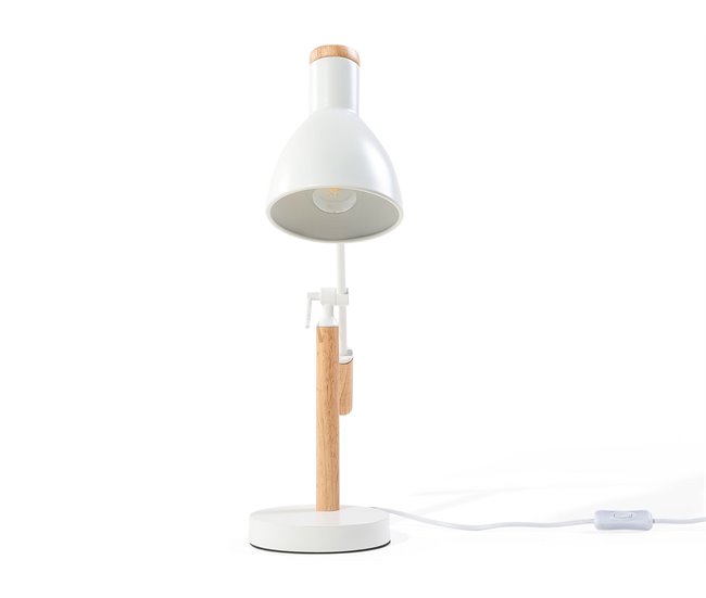Beliani Iluminação para escritório PECKOS Branco