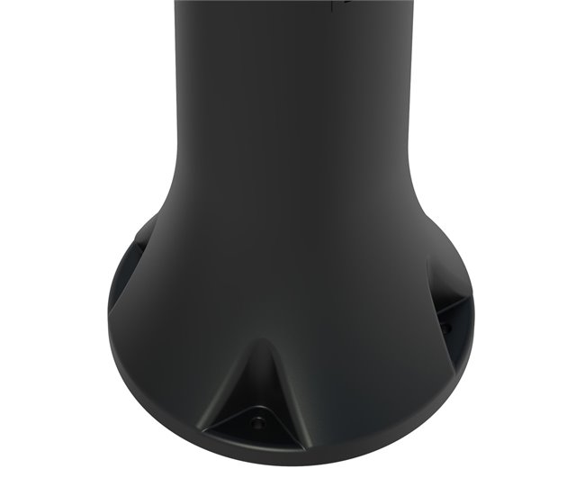 Sined TRITONE Garden fountain em HDPE com fornecimento de engates rápidos, Preto Preto