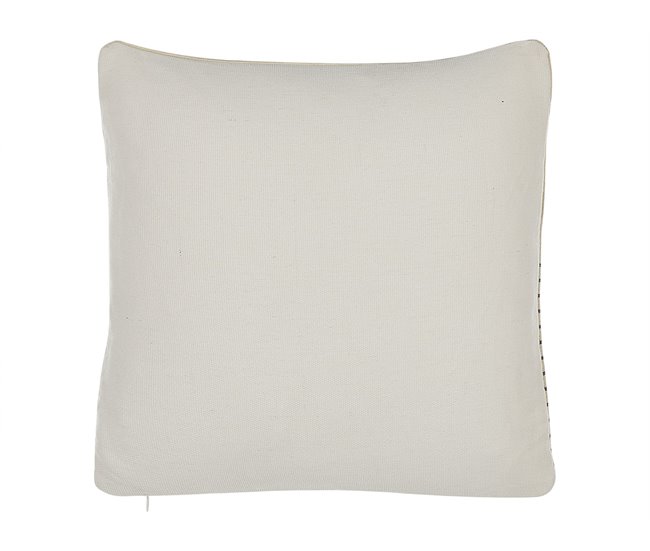 Beliani Almofada decorativa MOONFLOWER Bege