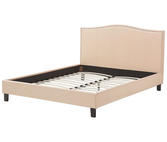 Beliani Cama Poliéster MONTPELLIER 189x213 Bege