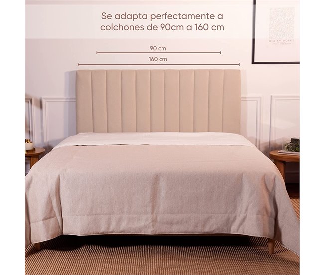 Cabeceira Florance BUDWING 160 Bege