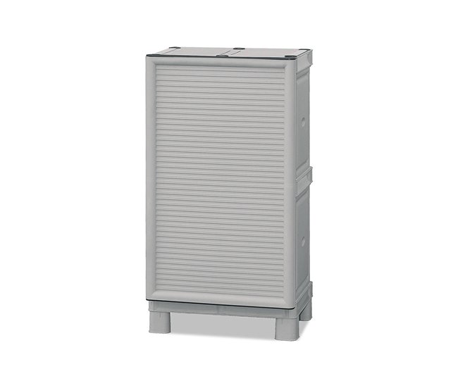 Armário de exterior em PVC Cinza
