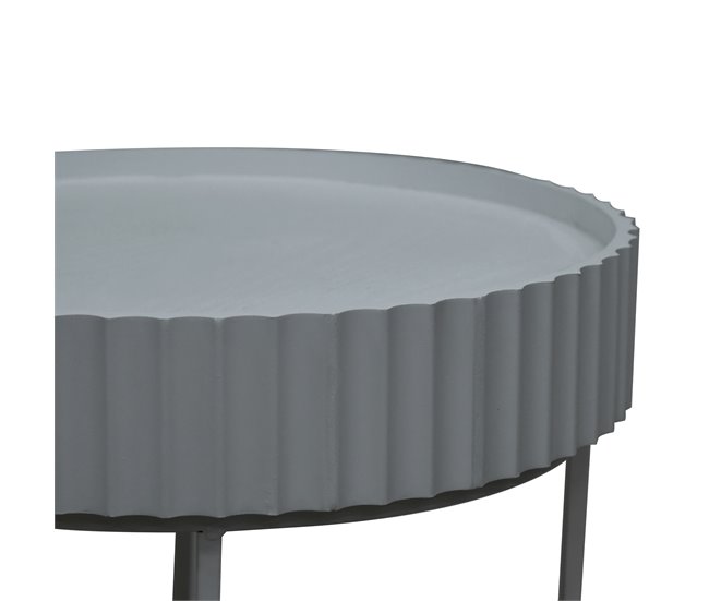 Mesa de apoio Rill redonda [en.casa] 40x40 Branco