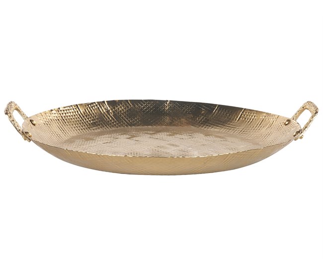 Beliani Prato decorativo DEORIA Dourado