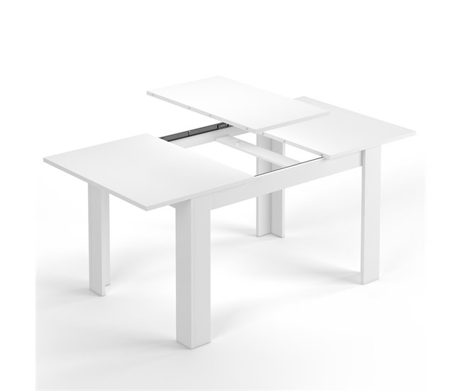 Mesa extensível Fani Branco Branco