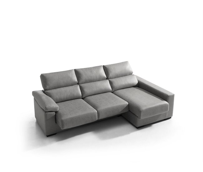 Chaise longue BEA Cinza Claro