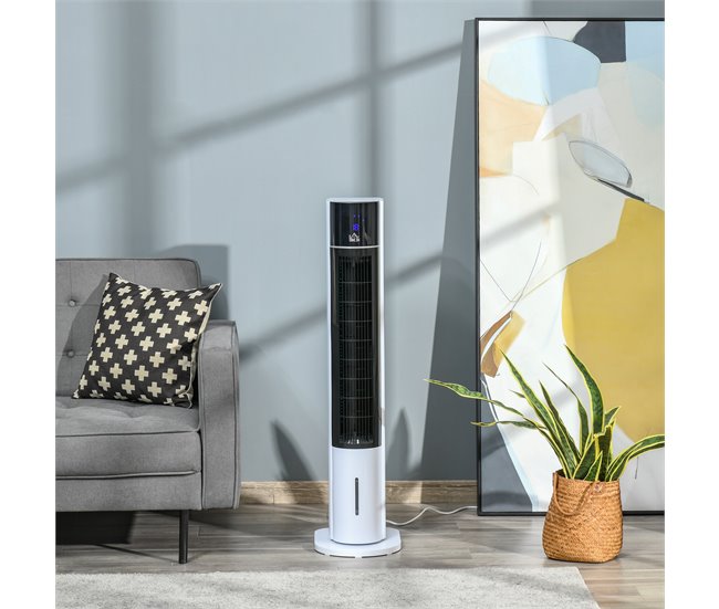Ventoinha de Torre ABS HOMCOM, casa - aquecimento e climatização Multicor