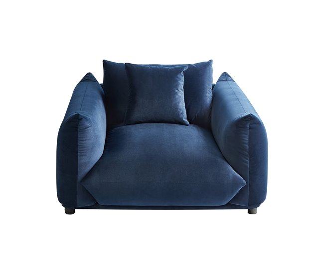 Beliani Poltrona LUVOS Azul