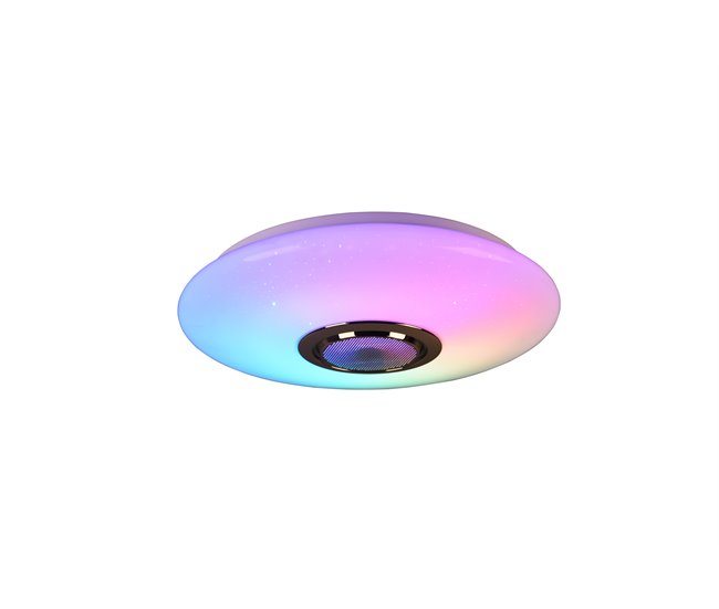 Plafon led music com bluetooth 15,5w 41cm