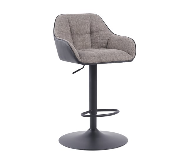 Conjunto de 2 bancos ajustáveis MATEO cinzento Cinza