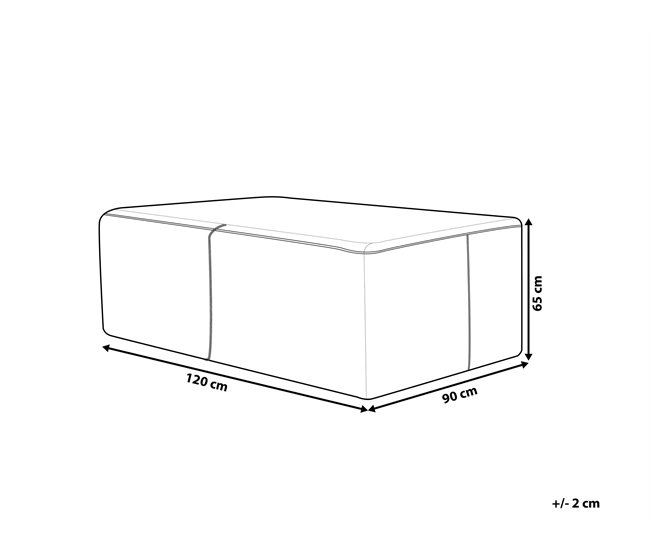 Beliani Cubierta para muebles CHUVA 
