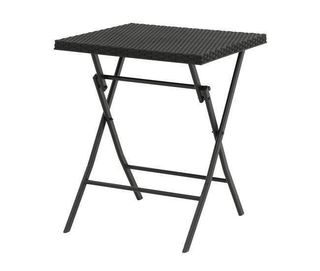 Set de jardim com mesa e 2 cadeiras KORA cinzento Cinza