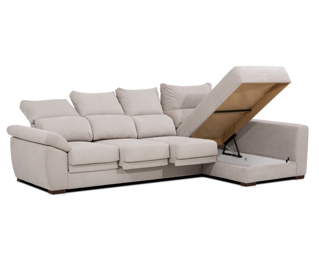 Chaise longue ARGOS Bege