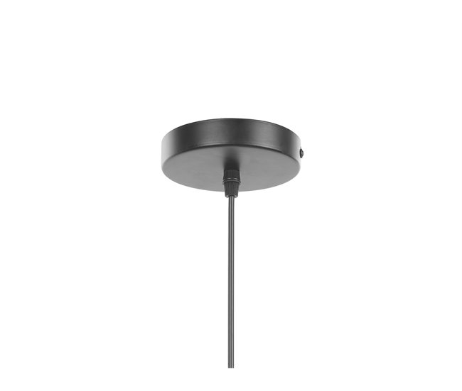 Beliani Candeeiro de tecto CAVALLA Preto