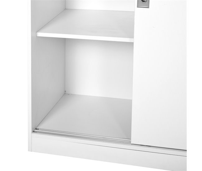 Armário de arquivo Painel de partículas E1 HOMCOM Branco