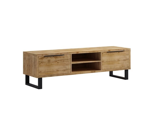 Suporte para TV de 2 gavetas Eden Madeira