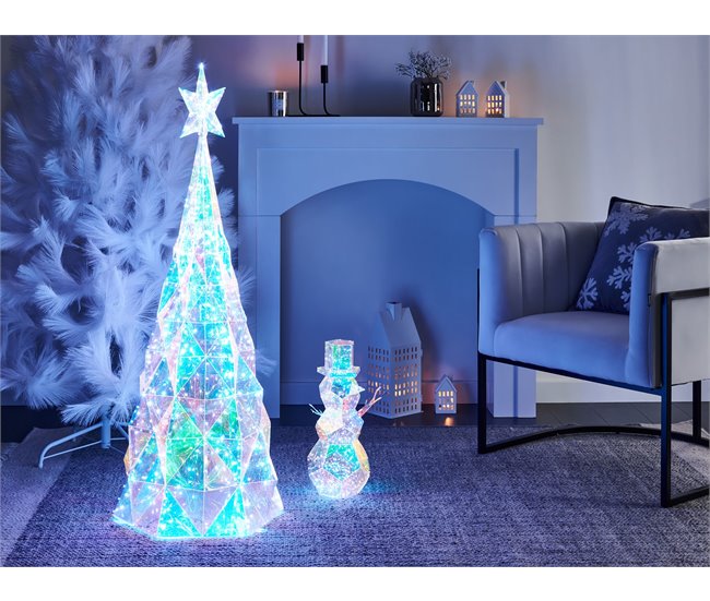 Beliani Decoración LED ICELAND Multicor