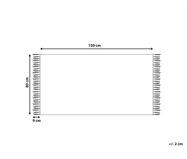Beliani Pelos curtos ARDAHAN 80x150 Bege