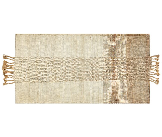 Beliani Entrelaçado HAMZALAR 80x150 Bege