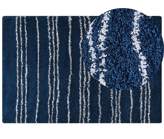 Beliani Shaggy (pelos longos) TASHIR 200x300 Azul