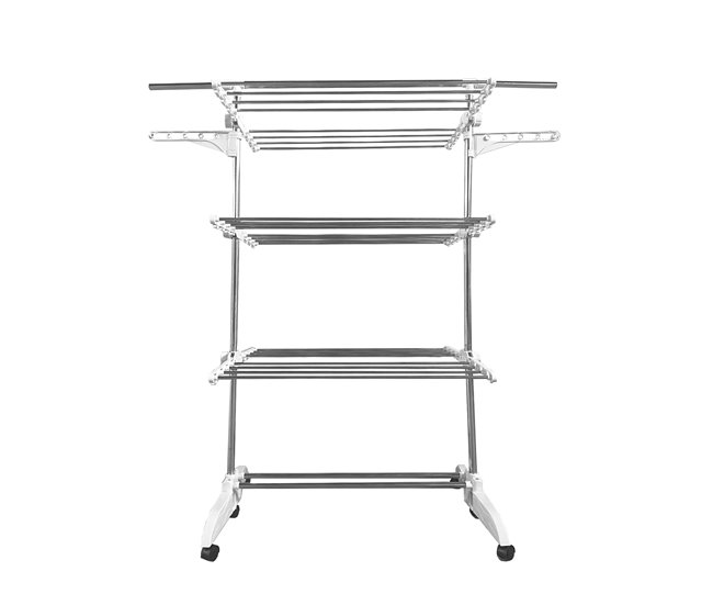 Varal XXL Dobrável Premium Slim Nyana Home | 6 Níveis Branco