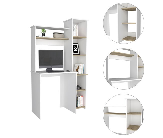 Heinrich Computer Center com 3 prateleiras Multicor