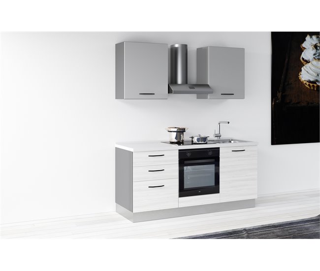 Cozinha GILDA 2.0 Direita Branco/cinza