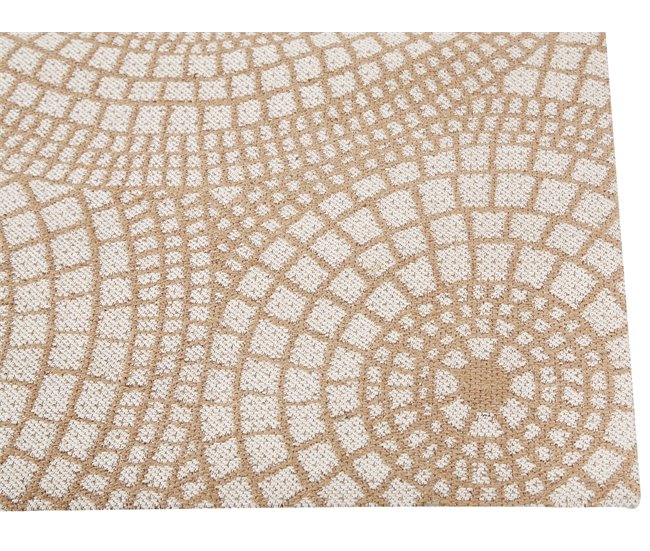 Beliani Entrelaçado ARIBA 160x230 Bege