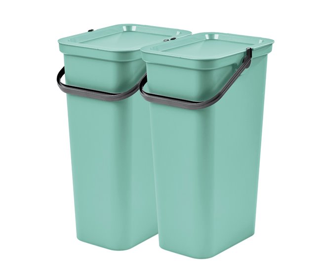 Recipientes para reciclagem Azul