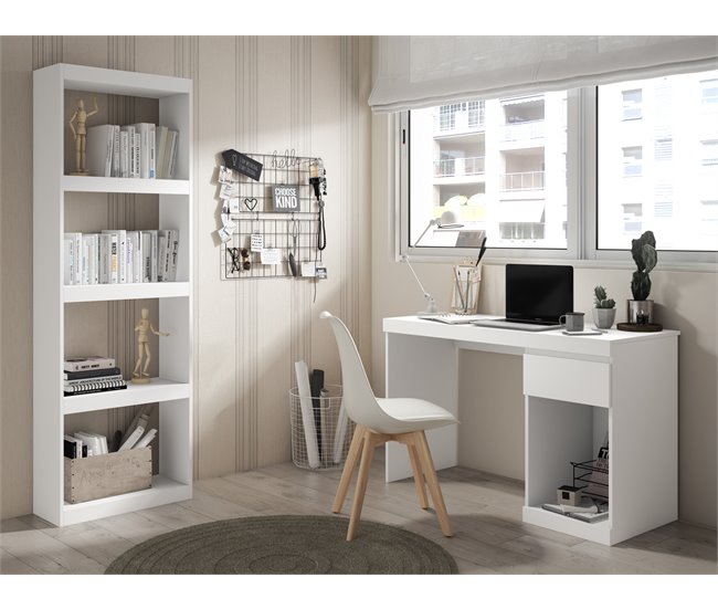 Secretária de escritório BORO 1 gaveta branco Branco