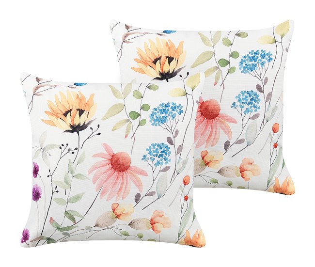Beliani Almofada de jardim MONESI 45x45 Multicor
