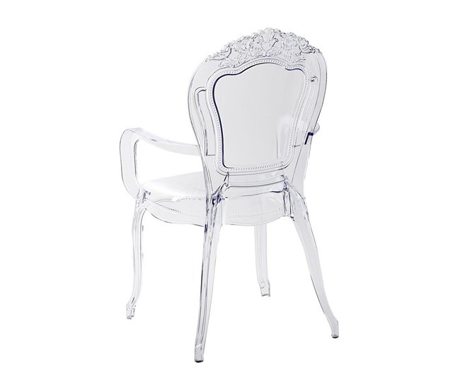 Beliani Silla para eventos VERMONT Transparente