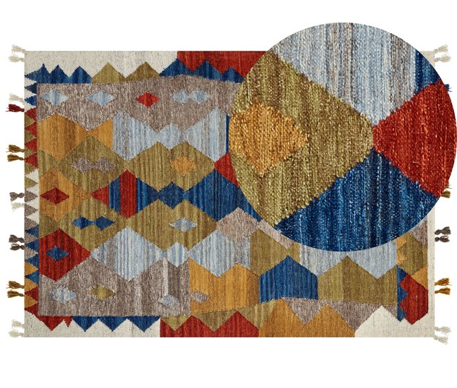 Beliani Kilim ARZAKAN 160x230 Multicor