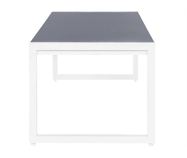 Beliani Conjunto de refeição BACOLI Branco/ Bege