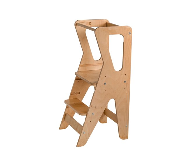 Torre de aprendizagem montessori ajustável