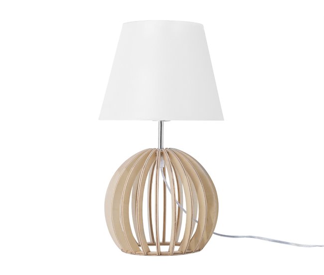 Beliani Candeeiro de mesa SAMO Branco