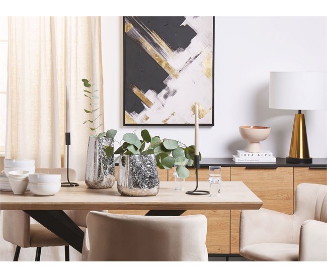 Beliani Jarro decorativo CIRTA Cinza