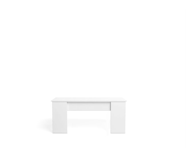 Mesa de centro elevável LOW Branco