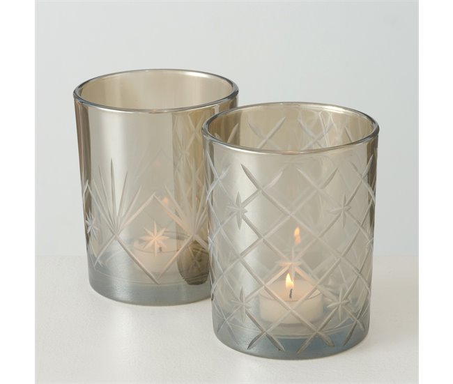 Suporte para velas cinza CARVY sortido Cinza