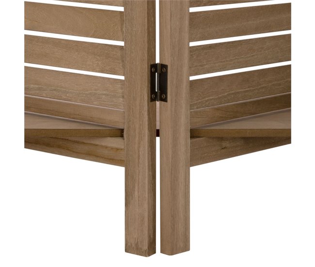 Biombo ESTANTE madeira 170x125x37cm Castanho