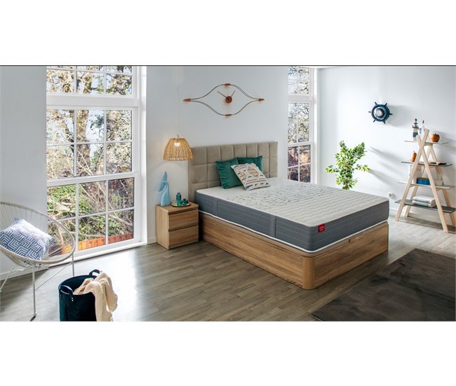 Colchão SKYLIGHT 8 K PIKOLIN de espuma Adaptex + sommier grátis Grupo Pikolin cor natural 