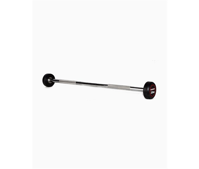 Barra Peso Fixo 10Kg - BOOMFIT Preto