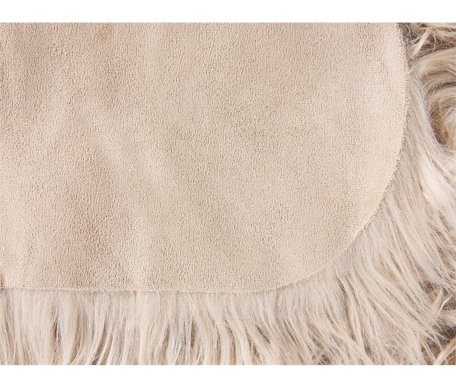 Beliani Shaggy (pelos longos) MUNGO 53x88 Bege