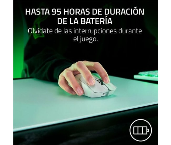 Rato Bluetooth sem Fios RZ01-05120200-R3G1 Branco
