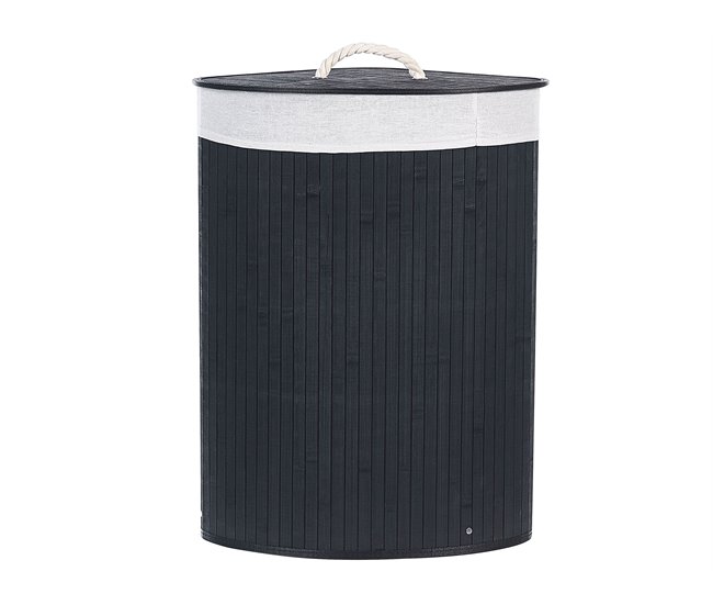 Beliani Cestas para la ropa MATARA Preto