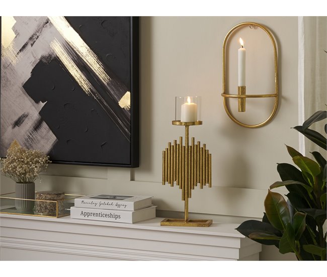 Beliani Candelabro NIAS Dourado