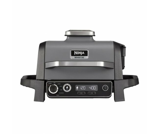 Fritadeira sem Óleo Woodfire Outdoor Grill Preto