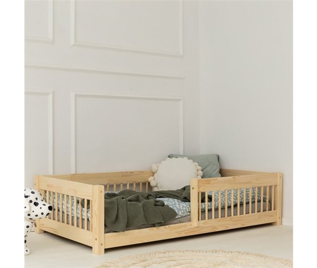 Cama infantil de madeira Mila Montessori CPW 96x199 Madeira