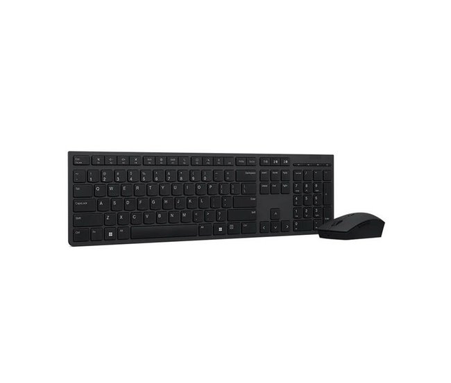 Teclado e Rato sem Fios SLIM COMBO II ES MC00011728 Preto
