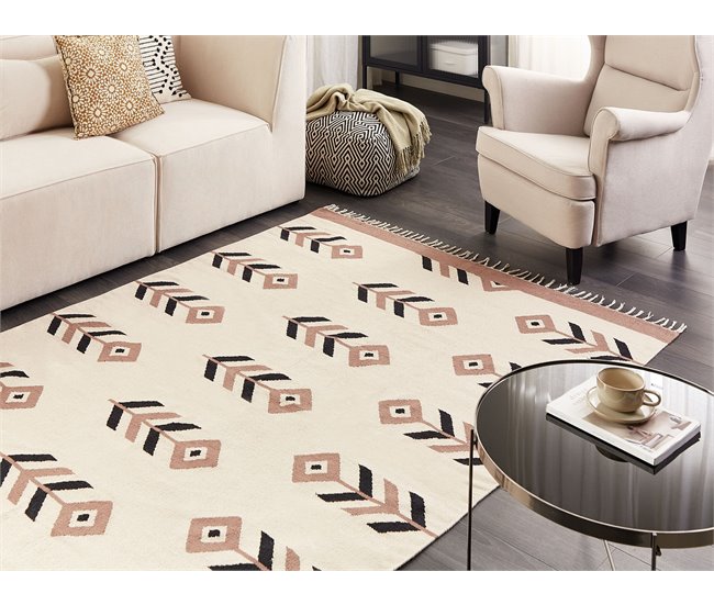 Beliani Kilim NIAVAN 160x230 Bege